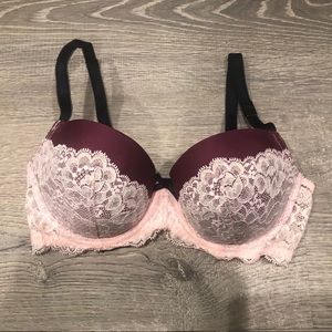BRAND NEW purple Lace Victoria’s Secret pushup Bra